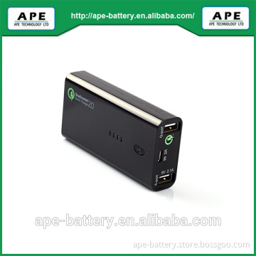 Small volume protable power bank with Qualcomm Quick Charge 2.0